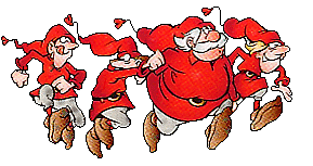 Bildresultat för 4 jultomtar tecknade